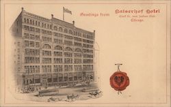 Greetings from Kaiserhoff Hotel, Clark Street Near Jadson Blvd. Postcard
