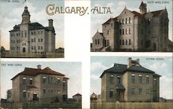 Schools in Calgary Postcard