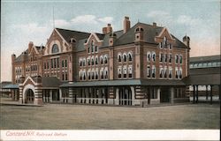 Railroad Station Postcard