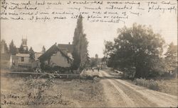 Village Street Postcard