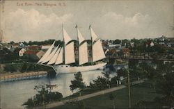 East River New Glasgow, NS Canada Nova Scotia Postcard Postcard Postcard