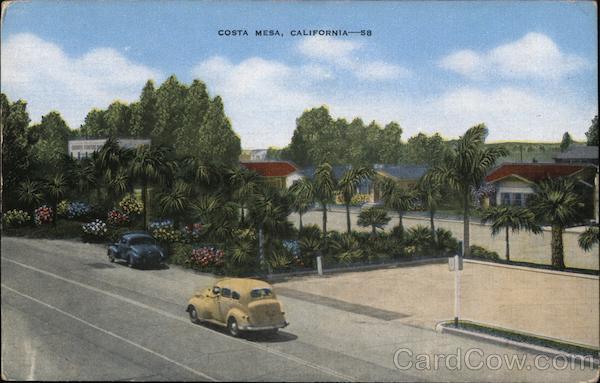 Street Scene Costa Mesa California