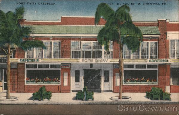 Home Dairy Cafeteria, 1st Ave. No. St. Petersburg Florida