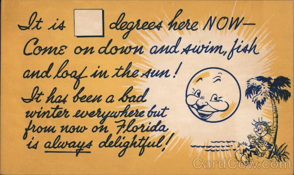 Reddy Kilowatt: Come on Down to Florida