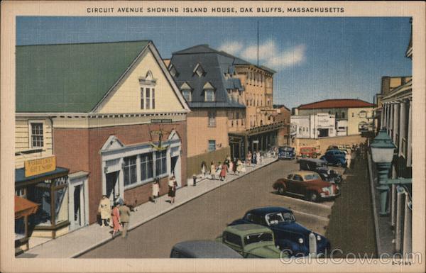 Circuit Avenue showing Island House Oak Bluffs Massachusetts