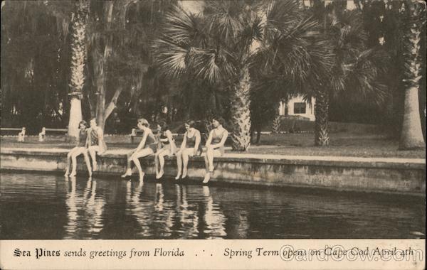 Sea Pines Camp & School for Girls Sends Greeting from Florida Brewster Massachusetts