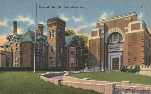 Masonic Temple, Bethlehem, Pa. Pennsylvania