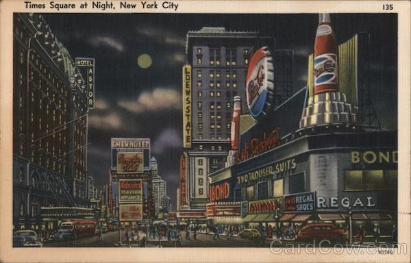 Times Square at Night New York City