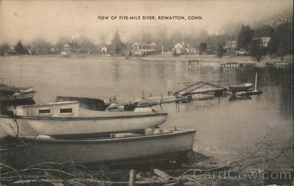 View of Five-Mile River Rowayton Connecticut