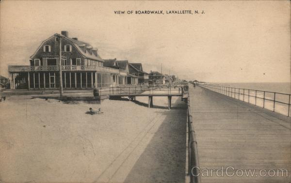 View of Boardwalk Lavallette New Jersey