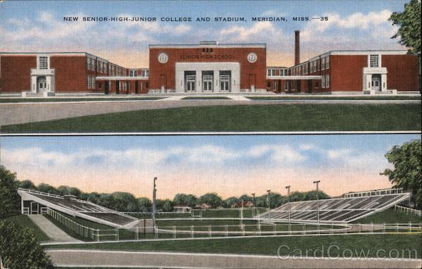 New Senior High-Junior College and Stadium Meridian Mississippi
