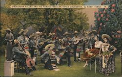 Professor Valles and His Famous Mexican Tipica Orchestra El Paso, TX Postcard Postcard Postcard
