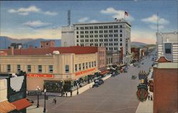 Central Avenue and Fourth Street Postcard