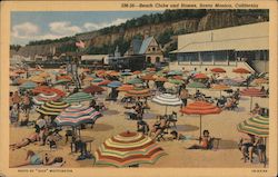Beach Clubs and Homes Postcard