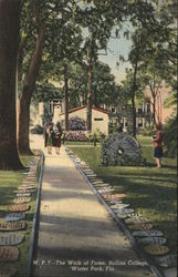 The Walk of Fame, Rollins College Postcard