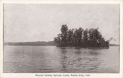 Round Island, Sylvan Lake Postcard