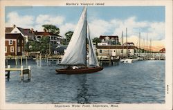 Martha's Vineyard Island Edgartown, MA Postcard Postcard Postcard