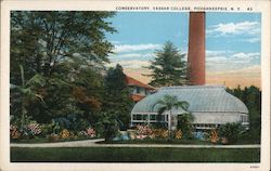 Conservatory, Vassar College Postcard