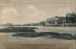 Fort Trumbull and Silver Beach Postcard