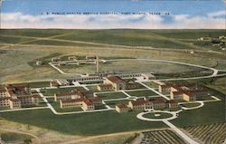 U.S. Public Health Service Hospital Fort Worth, TX Postcard Postcard Postcard