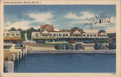 Business Section Postcard