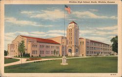 Wichita high School North Postcard