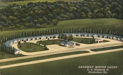 Gateway Motor Court Henderson, KY Postcard Postcard Postcard