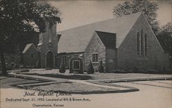 First Baptist Church Postcard