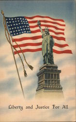 Liberty and Justice for All Postcard