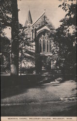 Memorial Chapel, Wellesley College Postcard