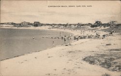 Corporation Beach Dennis, MA Postcard Postcard Postcard