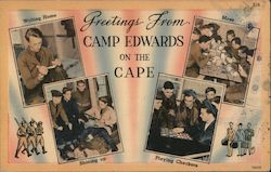 Greetings from Camp Edwards on the Cape Postcard