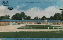 Beautiful Slumbertown Motel Postcard