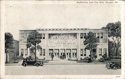 Auditorium and City Hall Neosho, MO Postcard Postcard Postcard