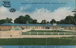 Beautiful Slumbertown Motel Postcard