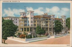 Partridge Inn Augusta, GA Postcard Postcard Postcard