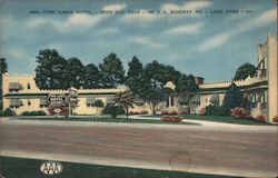 Twin Lakes Hotel Lake Park, GA Postcard Postcard Postcard