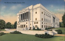 The Masonic Temple Postcard