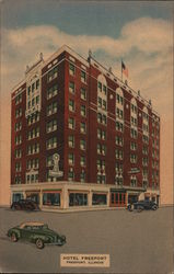 Hotel Freeport Illinois Postcard Postcard Postcard