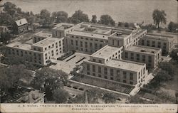 U.S. Naval Training School, Northwestern Technological Institute Postcard