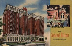 The Boulevard Room, The Conrad Hilton Postcard