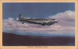 America's Pioneer Airline Aircraft Postcard Postcard Postcard