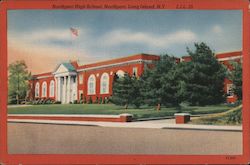 Northport High School New York Postcard Postcard Postcard
