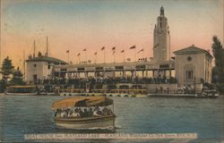 Boat House from Playland Lake - Westchester County Parks Postcard