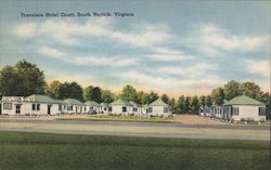 Travelers Hotel Court Postcard