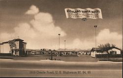 Highland Tower Motel Postcard