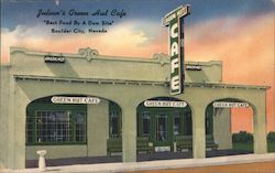 Julian's Green Hut Cafe "Best Food By a Sam Site" Boulder City, NV Postcard Postcard Postcard