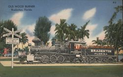 Old Wood Burner Bradenton, FL Harold R. Smith Postcard Postcard Postcard