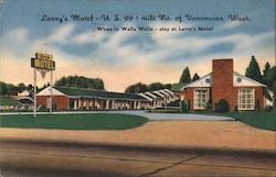 Larry's Motel Walla Walla, WA Postcard Postcard Postcard