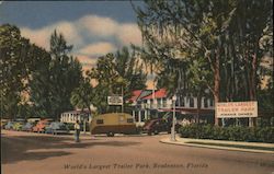 World's Largest Trailer Park Bradenton, FL Postcard Postcard Postcard